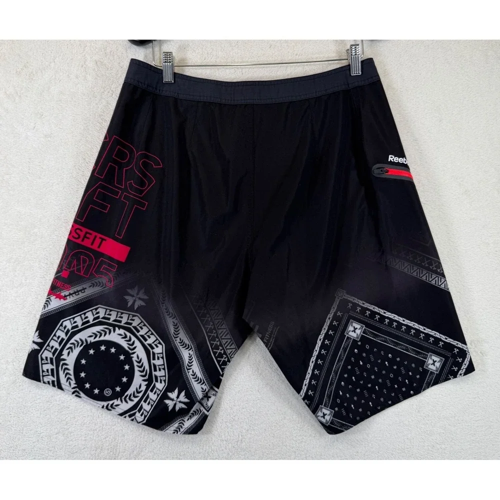 Reebok CrossFit Super Nasty Core Bandana Training Shorts AA3173 Mens Size 33